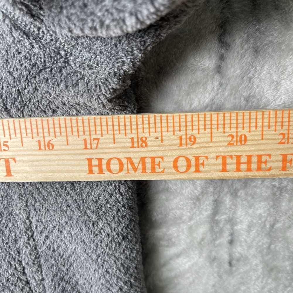 L. L. Bean Women's Hi-Pile Fleece Vest Frost Gray Heather Sz Small - Picture 8 of 9